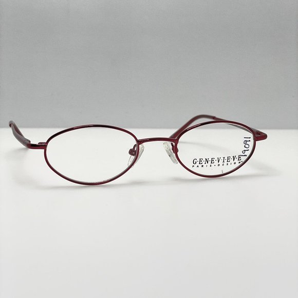 Genevieve Eyeglasses Eye Glasses Frames Yvette Burgundy 46-19-135 main image 7